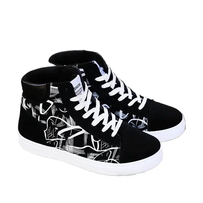 Buy Center High Top Canvas Shoes - Stylish Casual Sneakers for Men - Buy Center UK