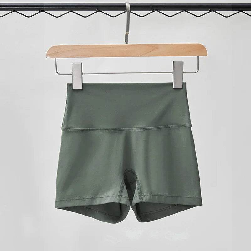 GymHUB High-Waisted Yoga Shorts - Quick-Drying, Hip Lifting Fit - Buy Center UK