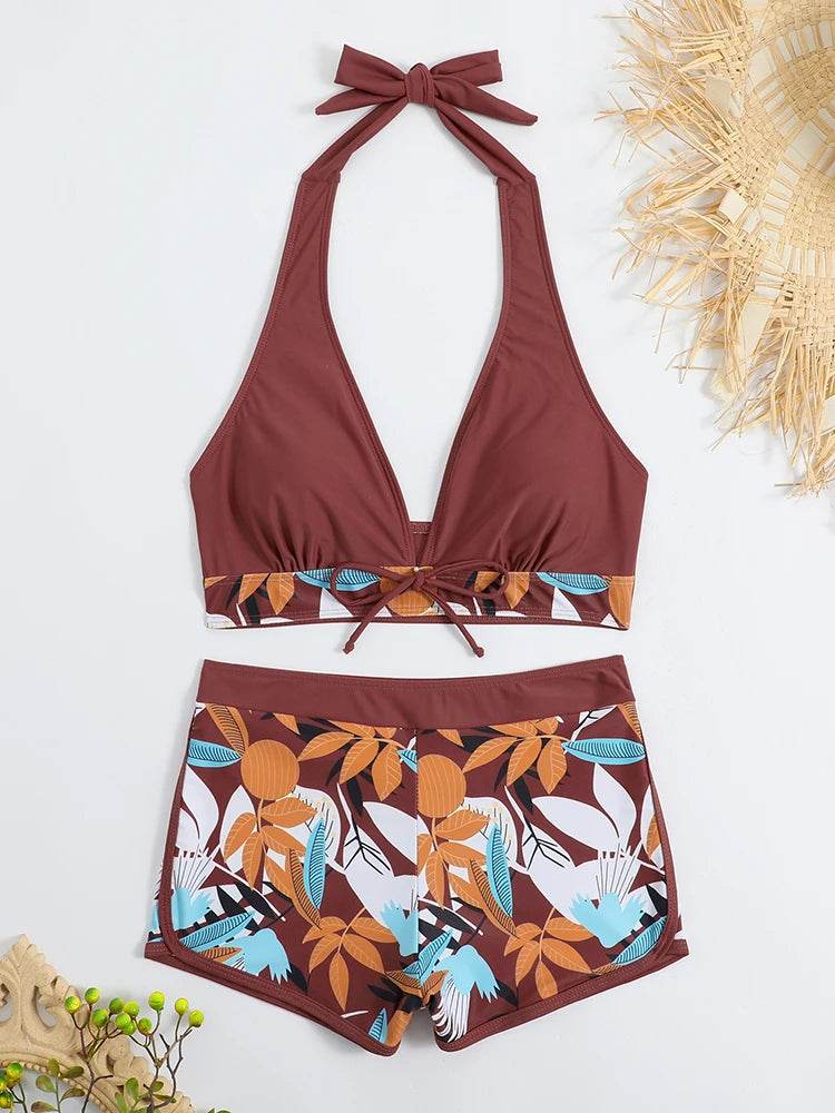 2025 Halter Bikini Set - High Waist Women's Swimsuit for Beach - Buy Center UK