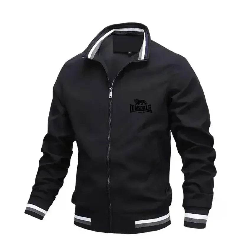 LONSDALE Men's Aviator Jacket - Stand Collar, Casual Slim Fit - Buy Center UK