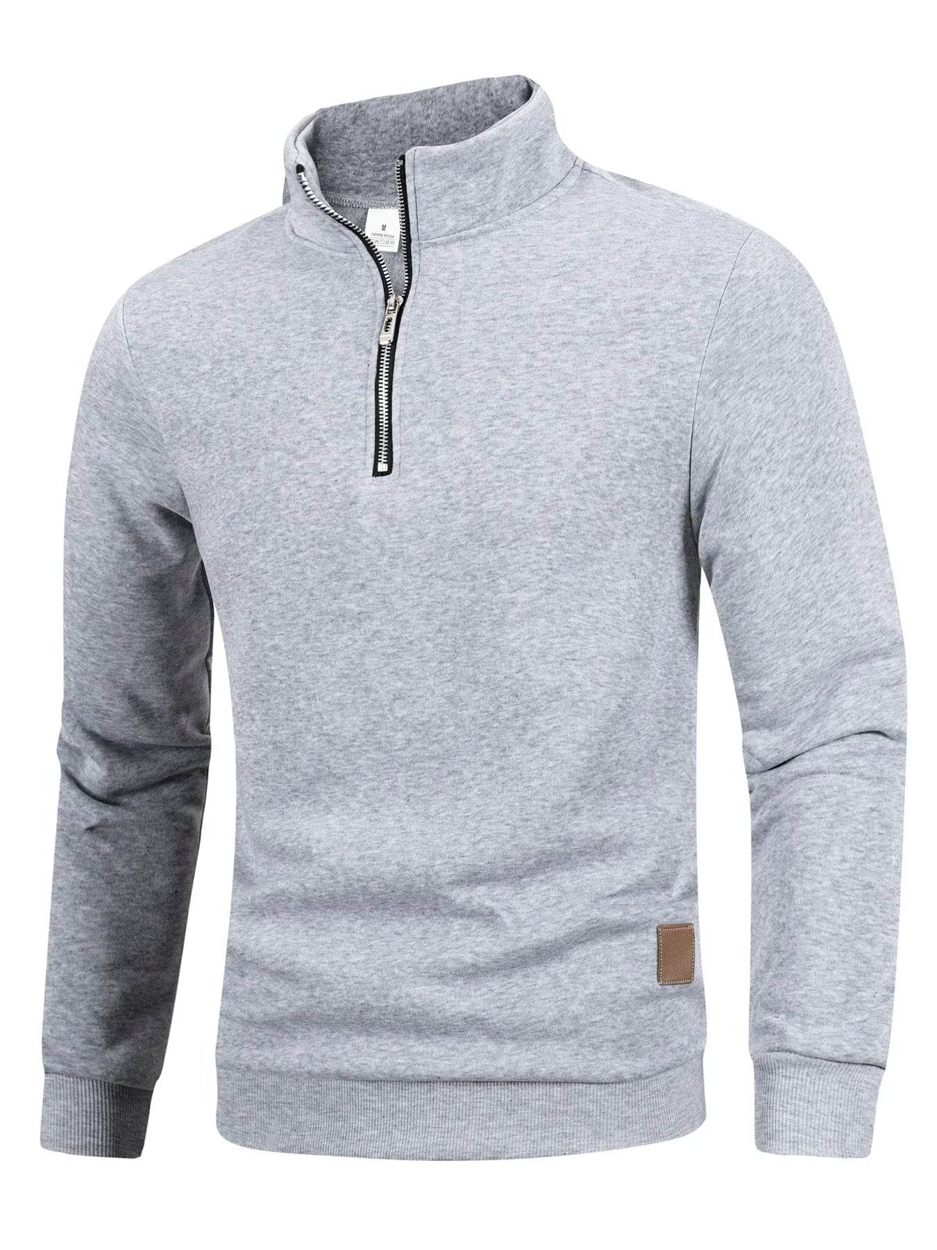 Buy Center Autumn Men's Zipper Pullover Sweater - Casual Warmth & Style - Buy Center UK