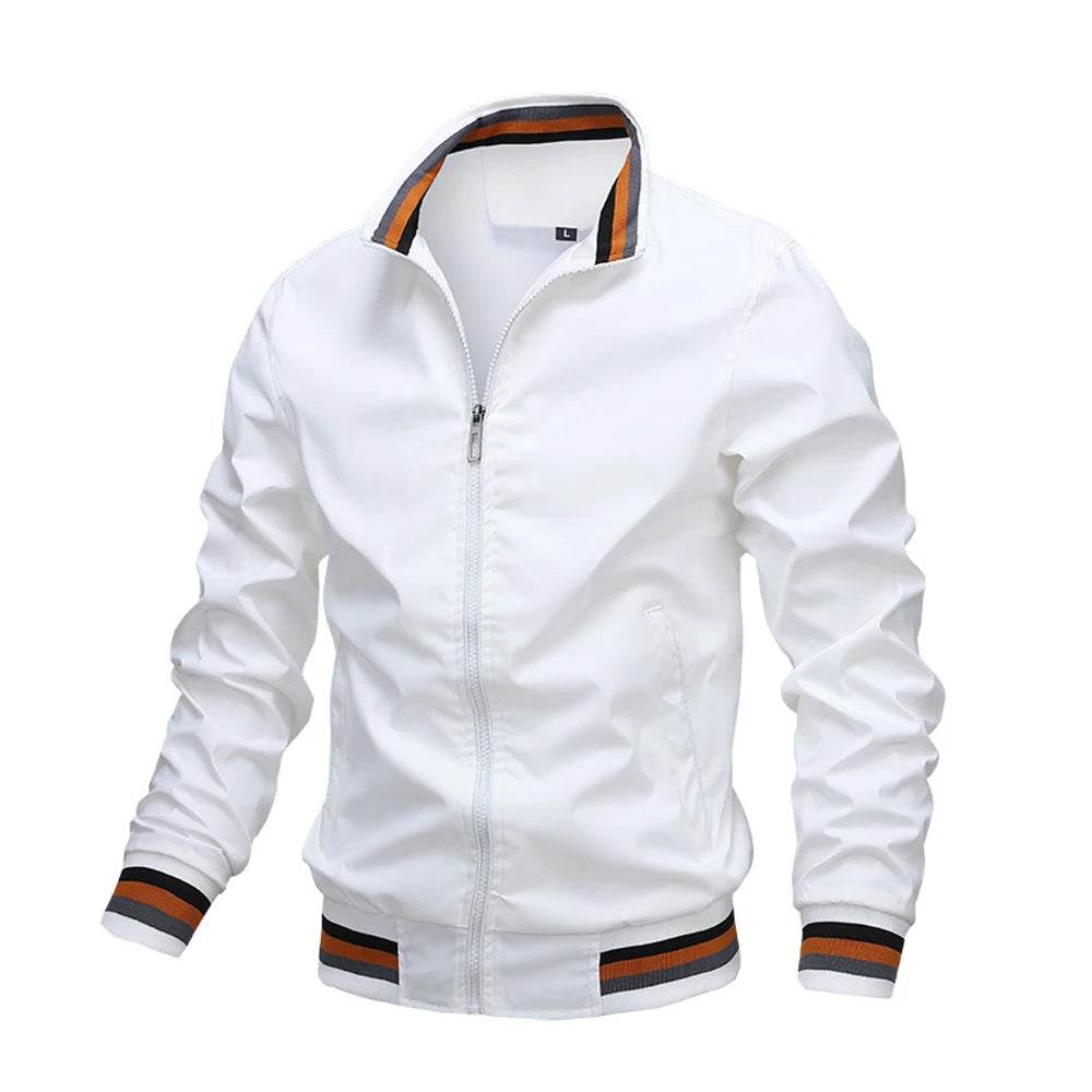 Buy Center Men's Fashionable Windbreaker Jacket - Waterproof & Stylish - Buy Center UK