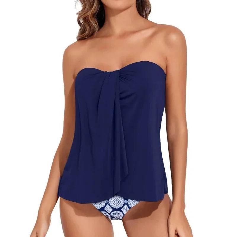 2025 Ladies Two-Piece Bikini Set - Large Triangle Swimwear - Buy Center UK