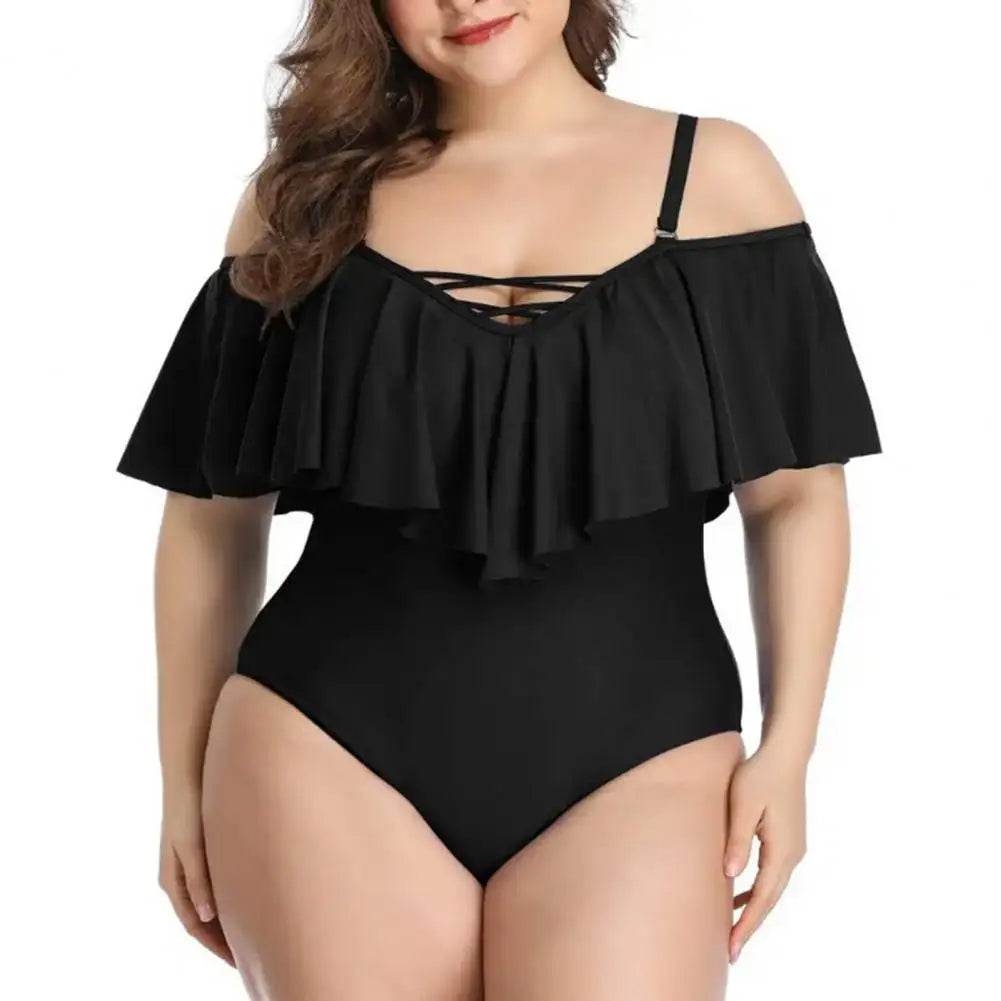 Buy Center High Waist Padded Monokini - Quick Drying Women Swimsuit - Buy Center UK
