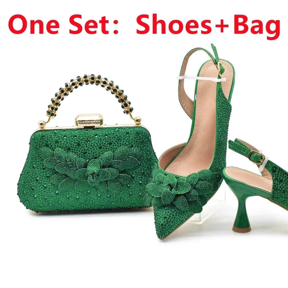 Buy Center Luxury Italian Women’s Shoe and Bag Set - High Heel Pumps - Buy Center UK