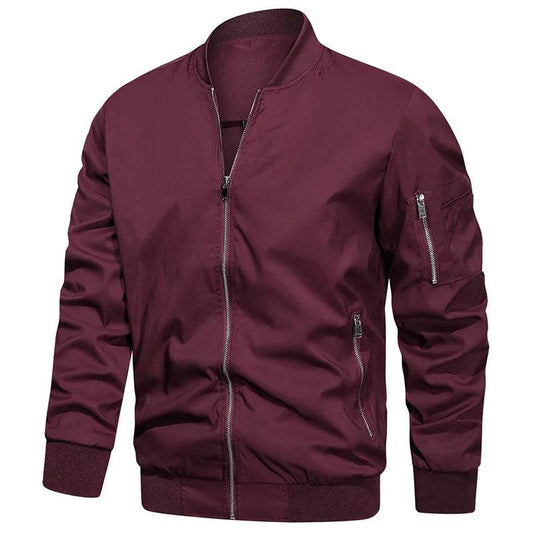 Buy Center Men's Lightweight Bomber Jacket - Versatile Autumn Style - Buy Center UK