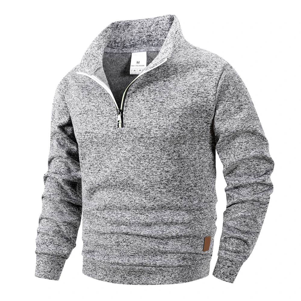 Buy Center Men's Half Zipper Sportswear - Stylish Spring Pullover - Buy Center UK