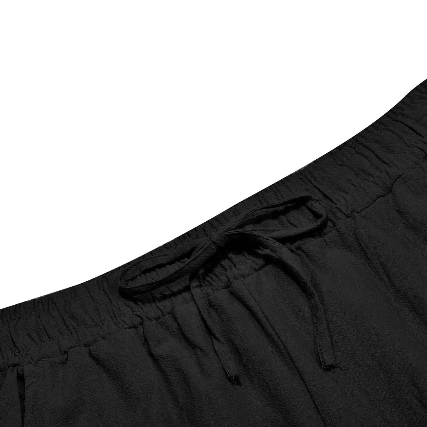 Buy Center Men's Casual Cotton Shorts - 3/4 Length, Elastic Waist - Buy Center UK