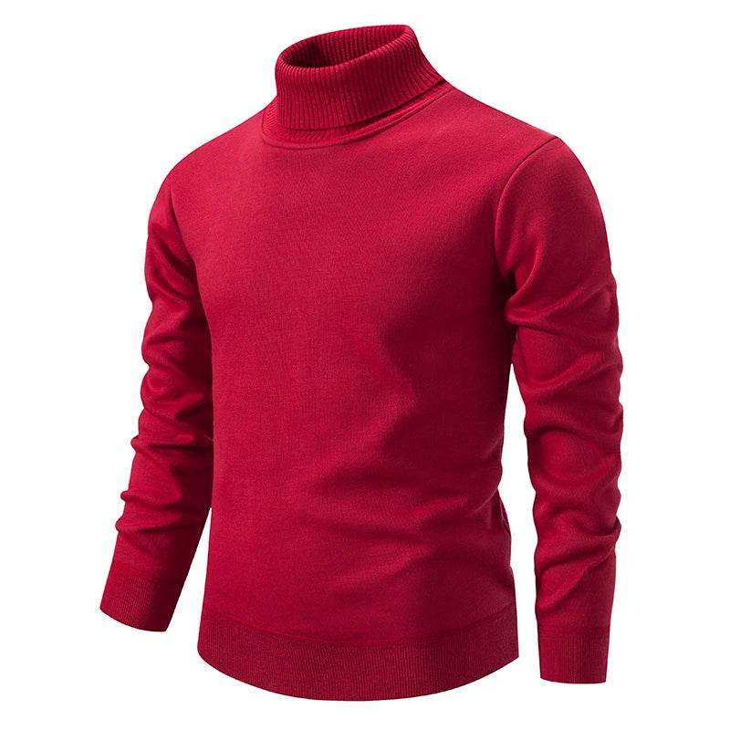Buy Center Thick Men's Turtleneck Sweater - Cozy Slim Pullover - Buy Center UK