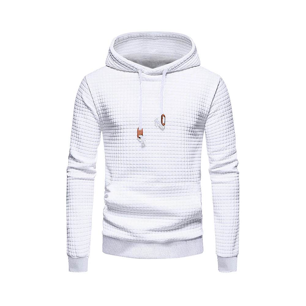Buy Center Men's Hooded Pullover - Slim Fit Knit Sweater for Fall - Buy Center UK