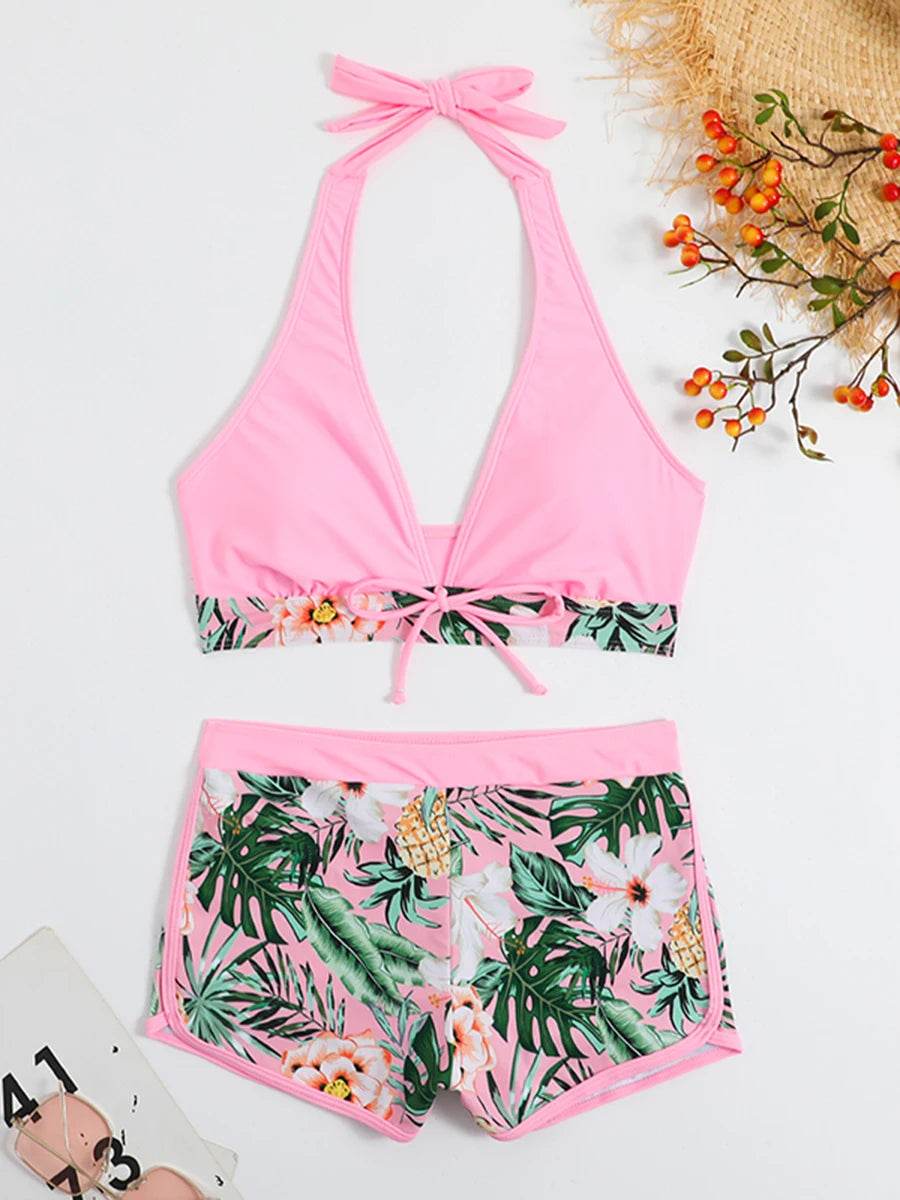 2025 Halter Bikini Set - High Waist Women's Swimsuit for Beach - Buy Center UK