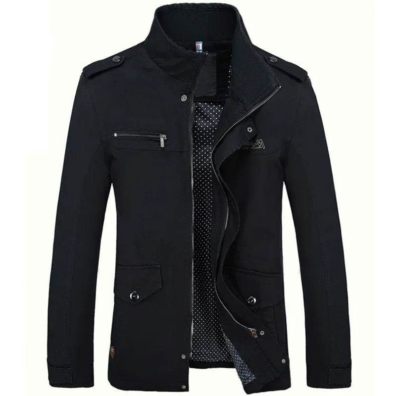 Buy Center Men's Cotton Workwear Jacket - Slim Fit, Casual Bomber Style - Buy Center UK