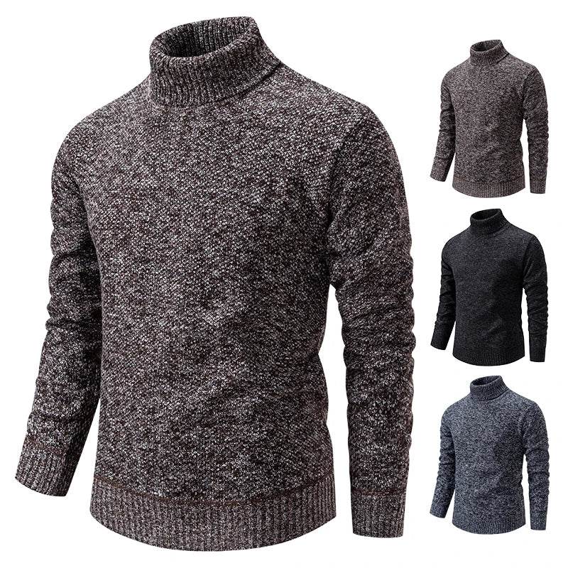 Buy Center Men's Slim Wool Turtleneck - Autumn & Winter Essential - Buy Center UK