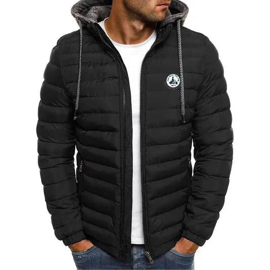JOTT Men's Cotton Hooded Jacket - Lightweight Winter Sportswear - Buy Center UK