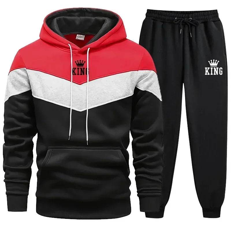 Buy Center Men's Tracksuit - Stylish Hoodie & Pants Set for All Seasons - Buy Center UK