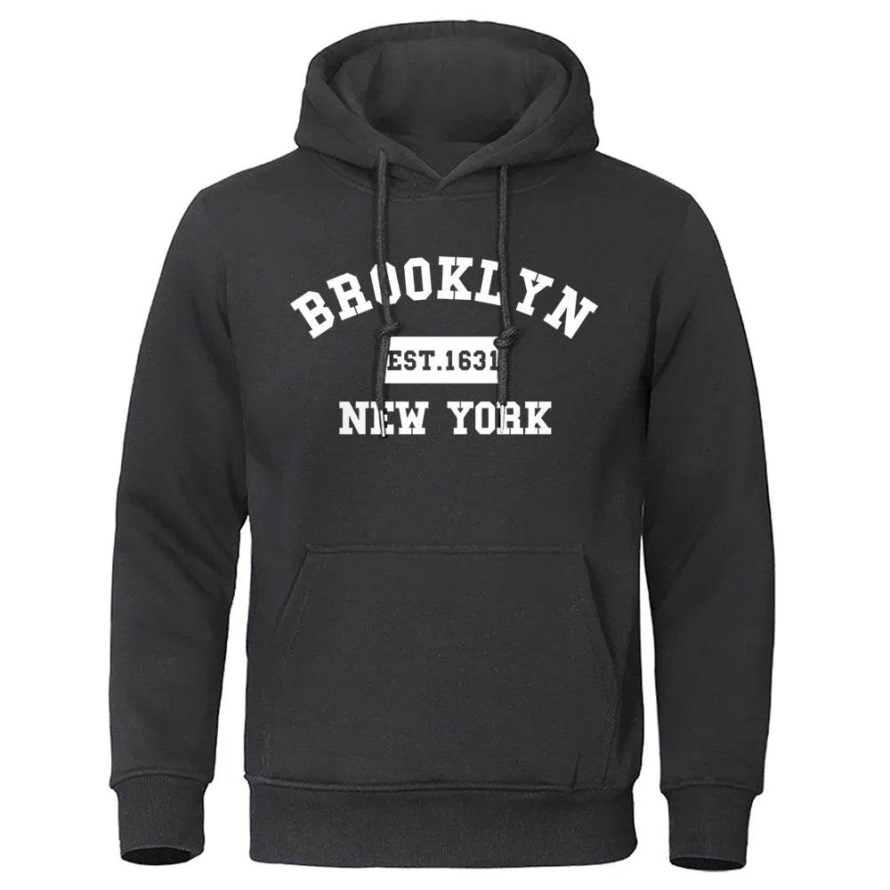 Buy Center Letter Printed Men's Hoodie - Stylish Loose Fit & Warm - Buy Center UK