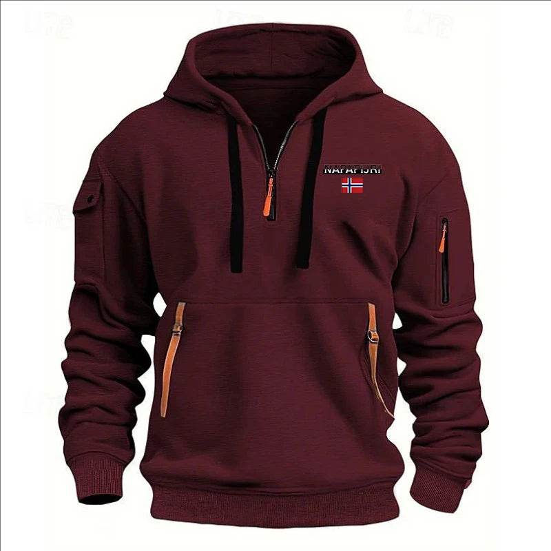Buy Center Vintage Oversized Cotton Hoodie - Men's Pullover Fashion - Buy Center UK