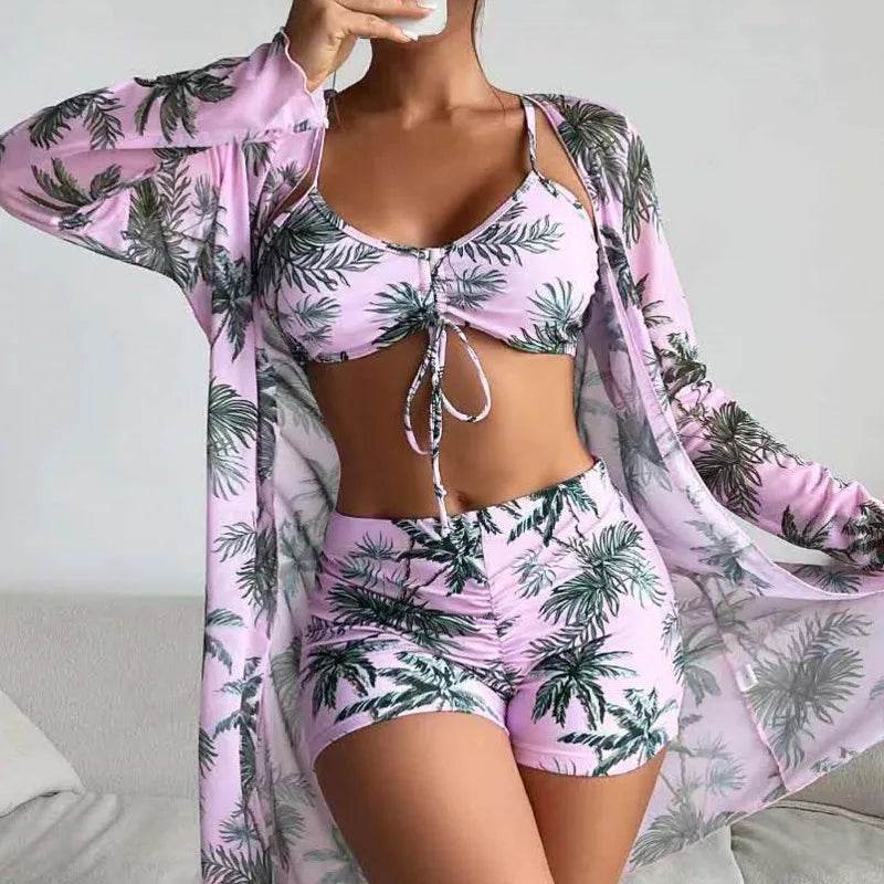 Buy Center Summer 2025 Floral Print Tankini Set - Women's Swimwear - Buy Center UK