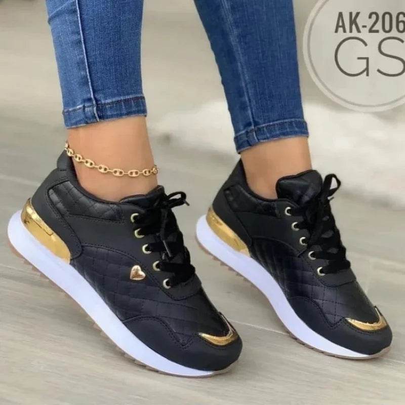 2025 Women's Mesh Sneakers - Lightweight Lace-Up Patchwork Shoes - Buy Center UK