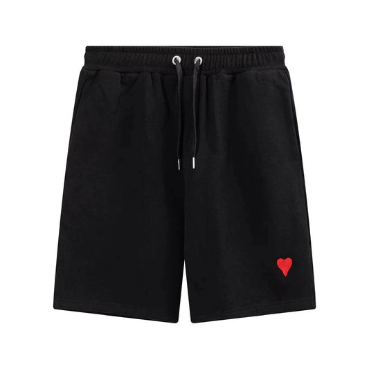 Designer Luxury Heart-Shaped Jogger Shorts - Casual Style for Everyone - Buy Center UK