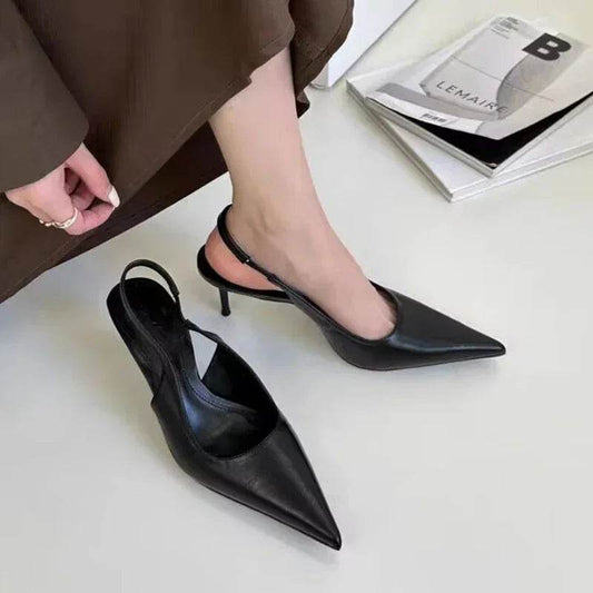 Buy Center Elegant High Heels Pumps - Women’s Slingback Pointed Toe - Buy Center UK