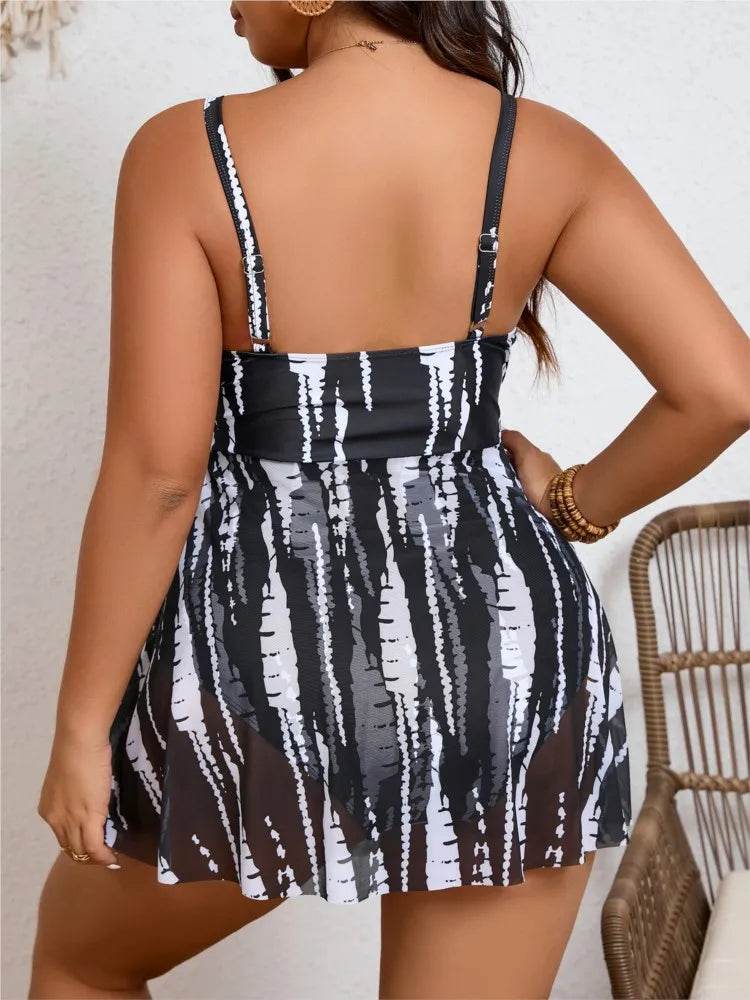 Buy Center Plus Size High Waist Bikini - Tummy Control Swimsuit 2025 - Buy Center UK