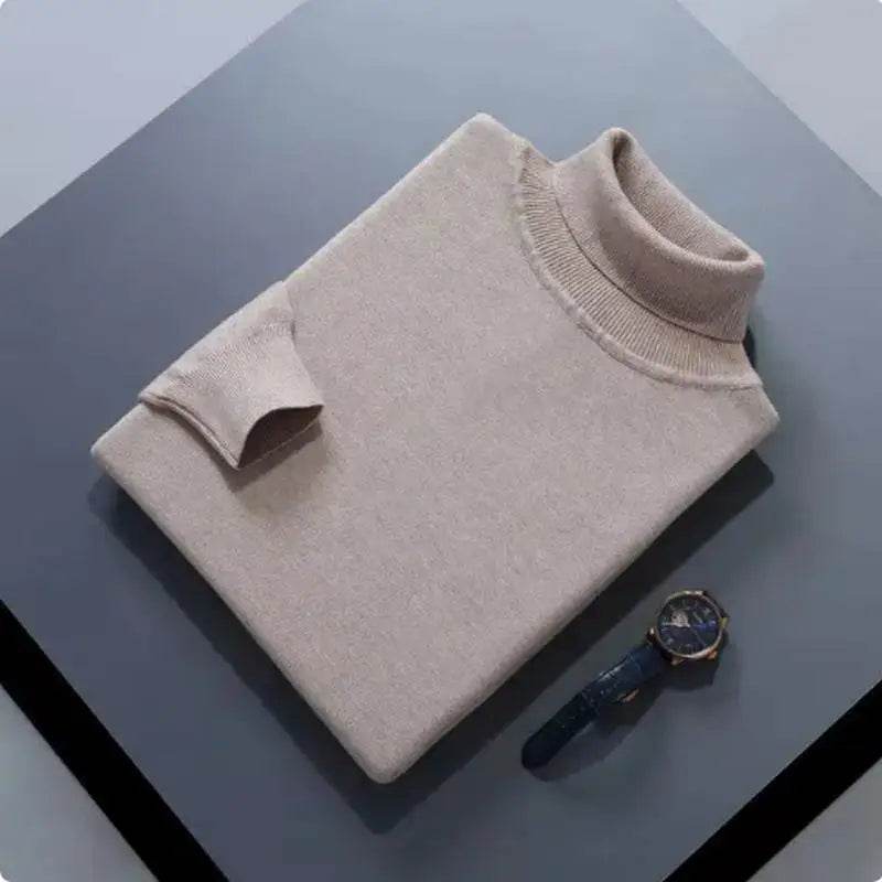Buy Center Cashmere Cotton Blend Turtleneck Sweater - Warm & Stylish - Buy Center UK
