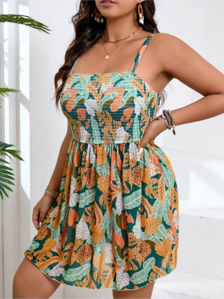 Buy Center Plus Size High Waist Bikini - Tummy Control & Push-Up Support - Buy Center UK