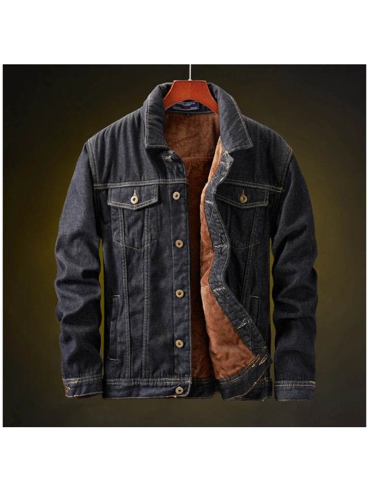 Buy Center Winter Denim Jacket - Thicker, Warm, Plus Size Men's Fashion - Buy Center UK