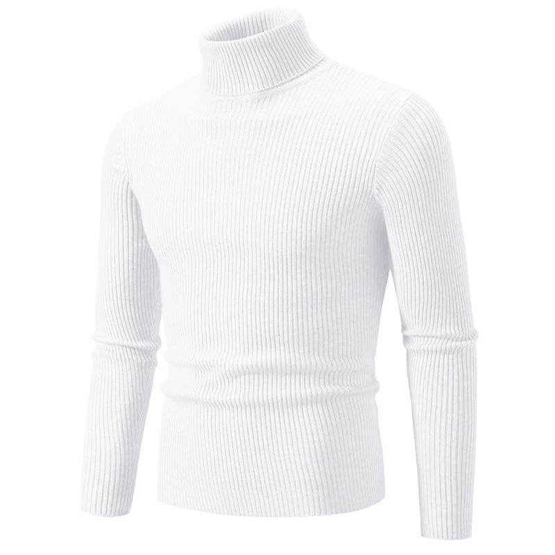 Buy Center Men's High Neck Sweater - Warm, Stylish Turtleneck Pullover - Buy Center UK