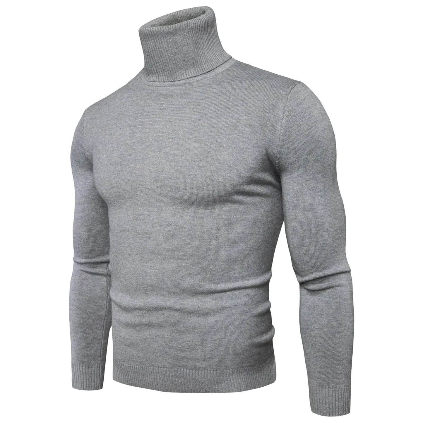 Buy Center Men's Black Turtleneck Sweater - Warm Slim Fit Autumn Top - Buy Center UK