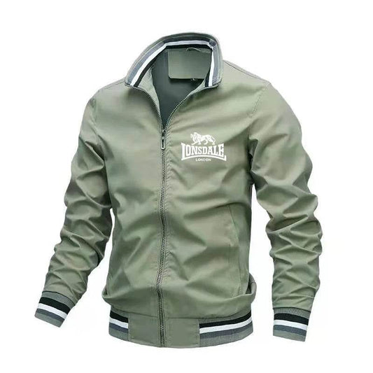 LONSDALE Men's Windbreaker Bomber Jacket - Stylish & Durable Outdoor Wear - Buy Center UK