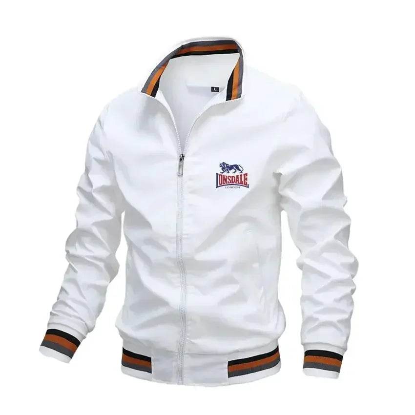 LONSDALE Men's Aviator Jacket - Stand Collar, Casual Slim Fit - Buy Center UK