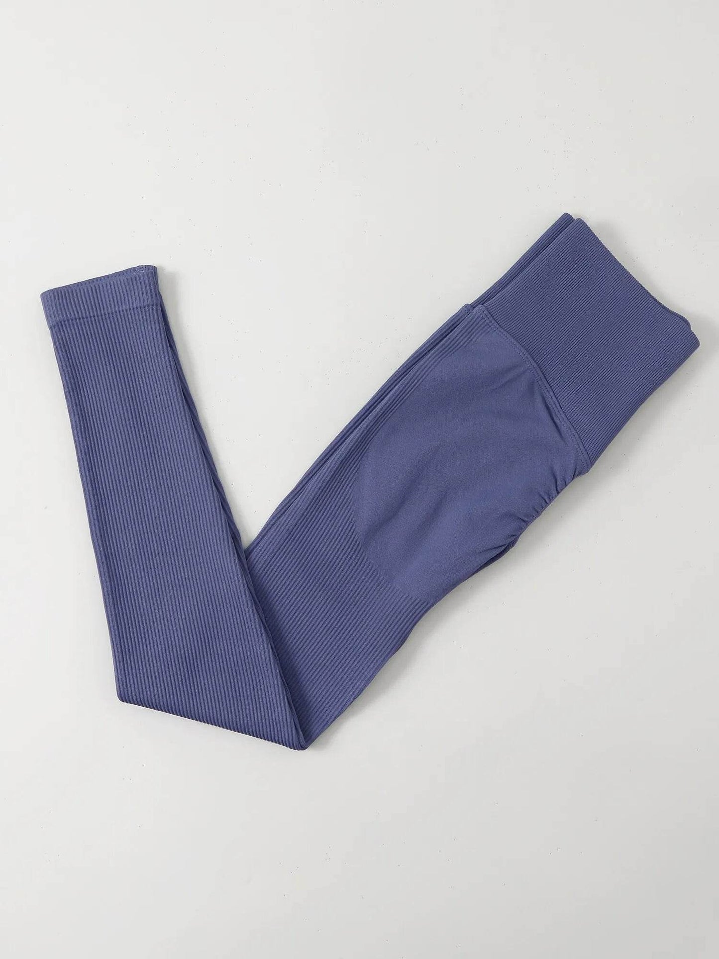 Buy Center Ribbed High Waist Leggings - Seamless Tummy Control - Buy Center UK