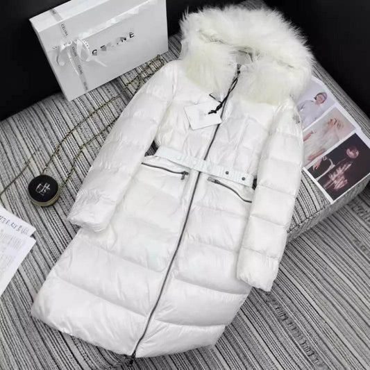 Buy Center Women's Down Jacket - Luxurious Fur Collar for Winter - Buy Center UK