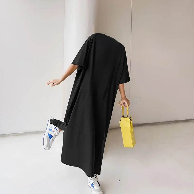 Buy Center Women's Summer Dress - Stylish Short Sleeve T-Shirt Dress - Buy Center UK