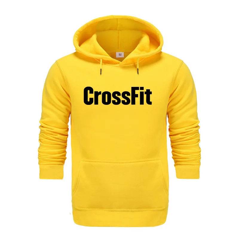 Buy Center Men's CrossFit Sweatshirt - Stylish Black Print Hoodie - Buy Center UK