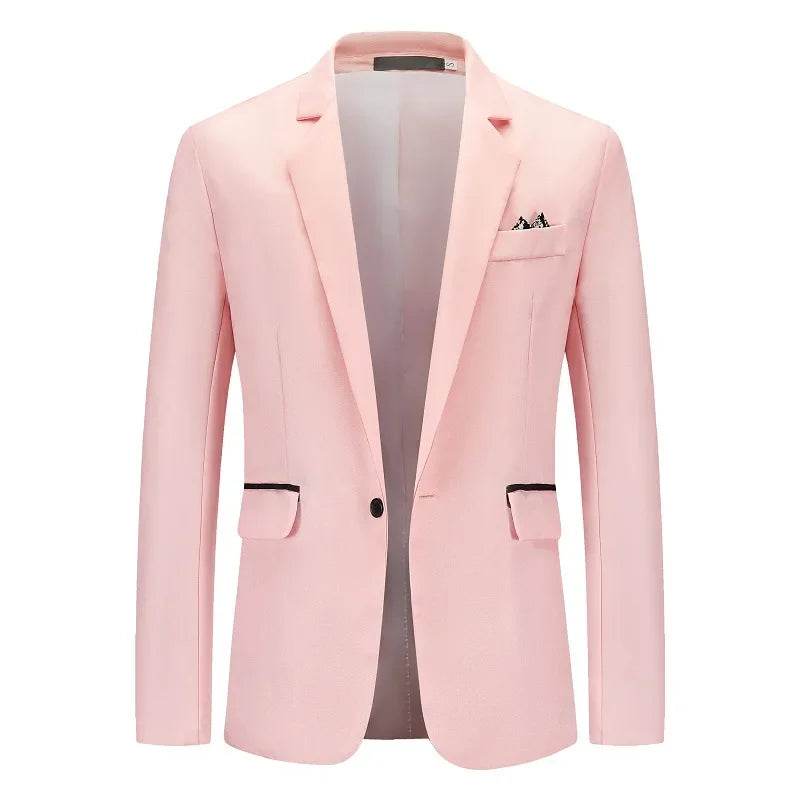 Buy Center Men's Western-Style Casual Blazer - Trendy Korean Design - Buy Center UK
