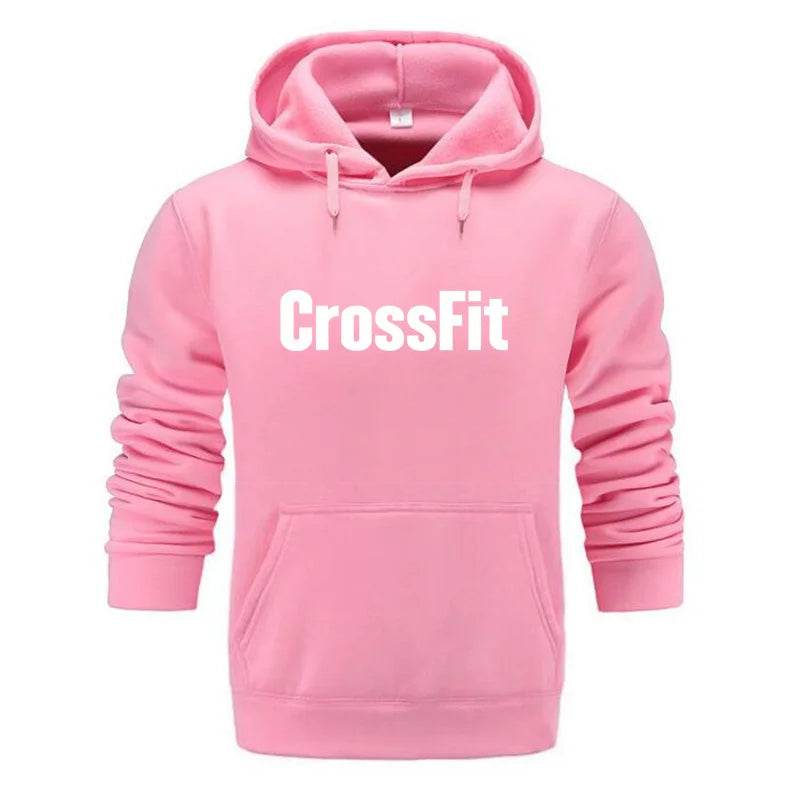 Buy Center Men's CrossFit Sweatshirt - Stylish Black Print Hoodie - Buy Center UK