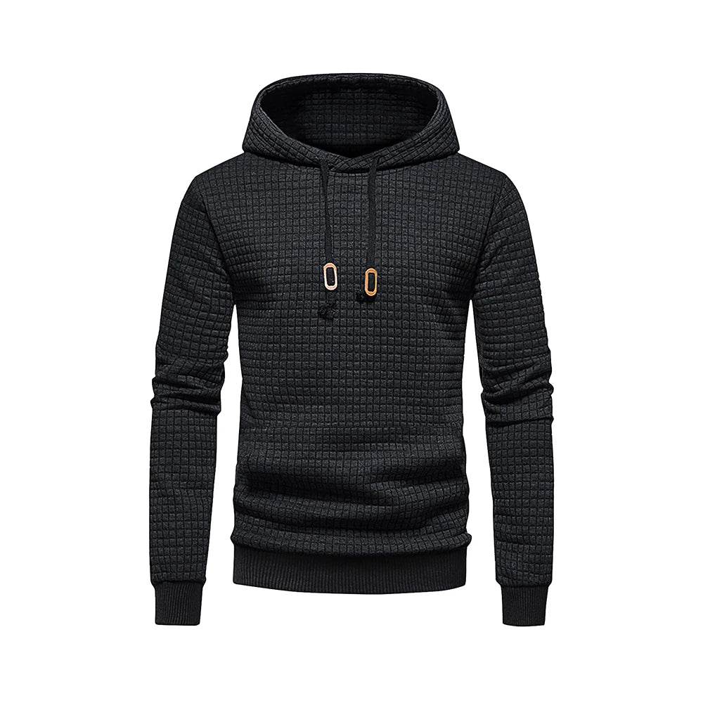 Buy Center Men's Hooded Pullover - Slim Fit Knit Sweater for Fall - Buy Center UK