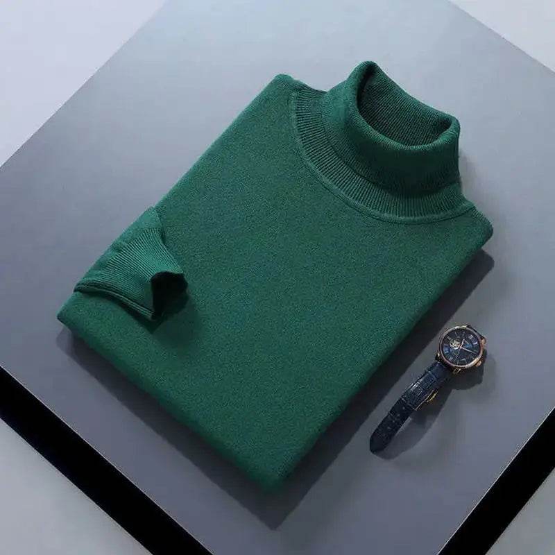 Buy Center Cashmere Cotton Blend Turtleneck Sweater - Warm & Stylish - Buy Center UK