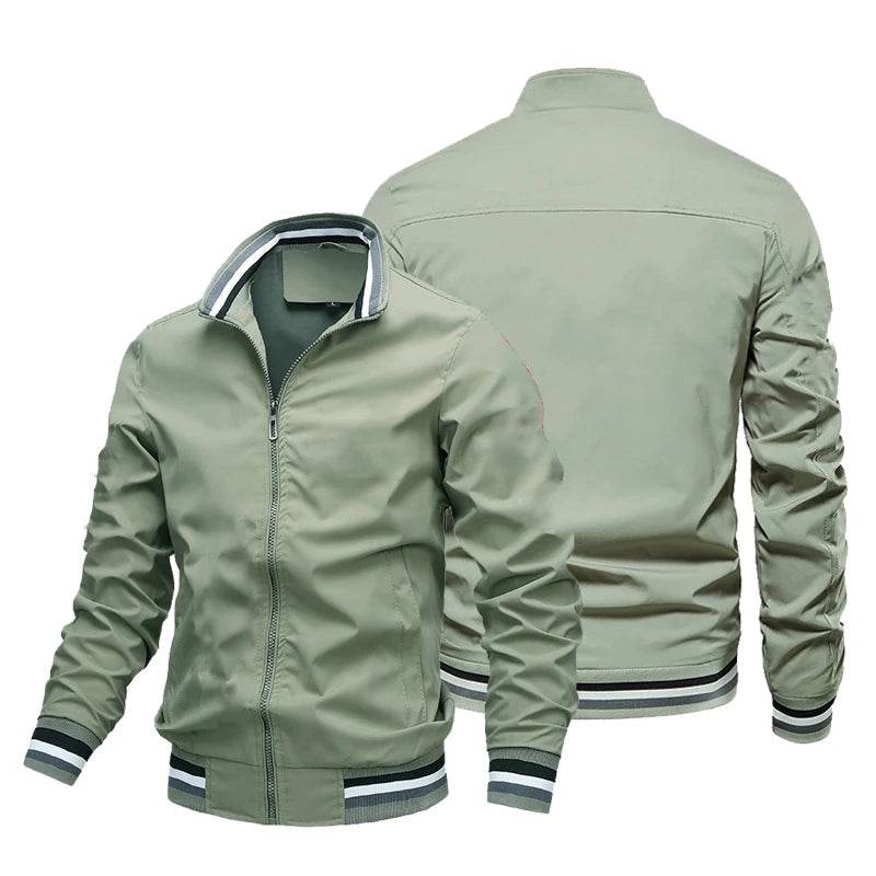 2025 Custom Logo Men's Blazer - Spring/Summer Zipper Jacket - Buy Center UK