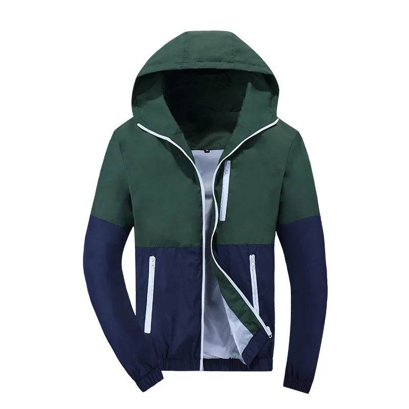 Buy Center Men’s Windbreaker Jacket - Stylish Hooded Casual Coat - Buy Center UK