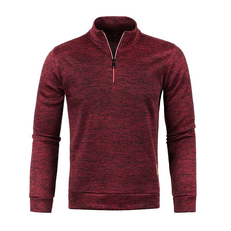 Buy Center Men's Half Zipper Pullover - Stylish Turtleneck Sweatshirt - Buy Center UK