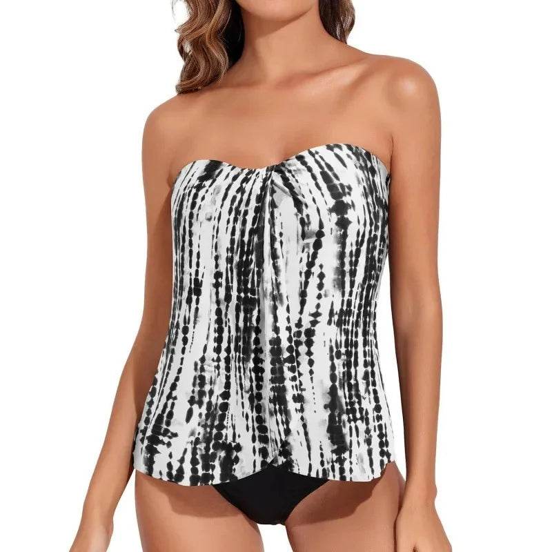 2025 Ladies Two-Piece Bikini Set - Large Triangle Swimwear - Buy Center UK