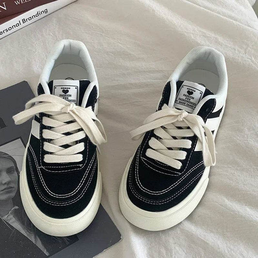 Buy Center Women's Casual Canvas Sneakers - Breathable Platform Design - Buy Center UK