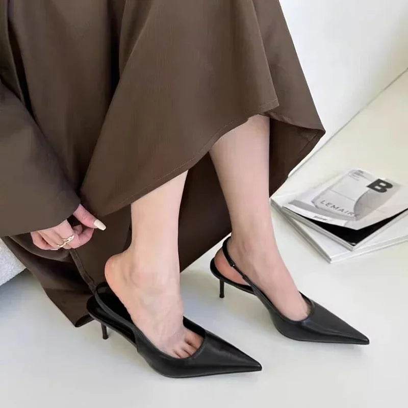 Buy Center Elegant High Heels Pumps - Women’s Slingback Pointed Toe - Buy Center UK