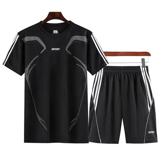 Buy Center Men’s Summer Suit - Breathable T-shirt & Tennis Shorts - Buy Center UK