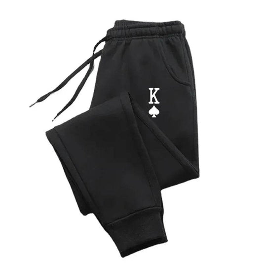Buy Center King of Spades Jogging Pants - Fashionable Fleece Comfort - Buy Center UK