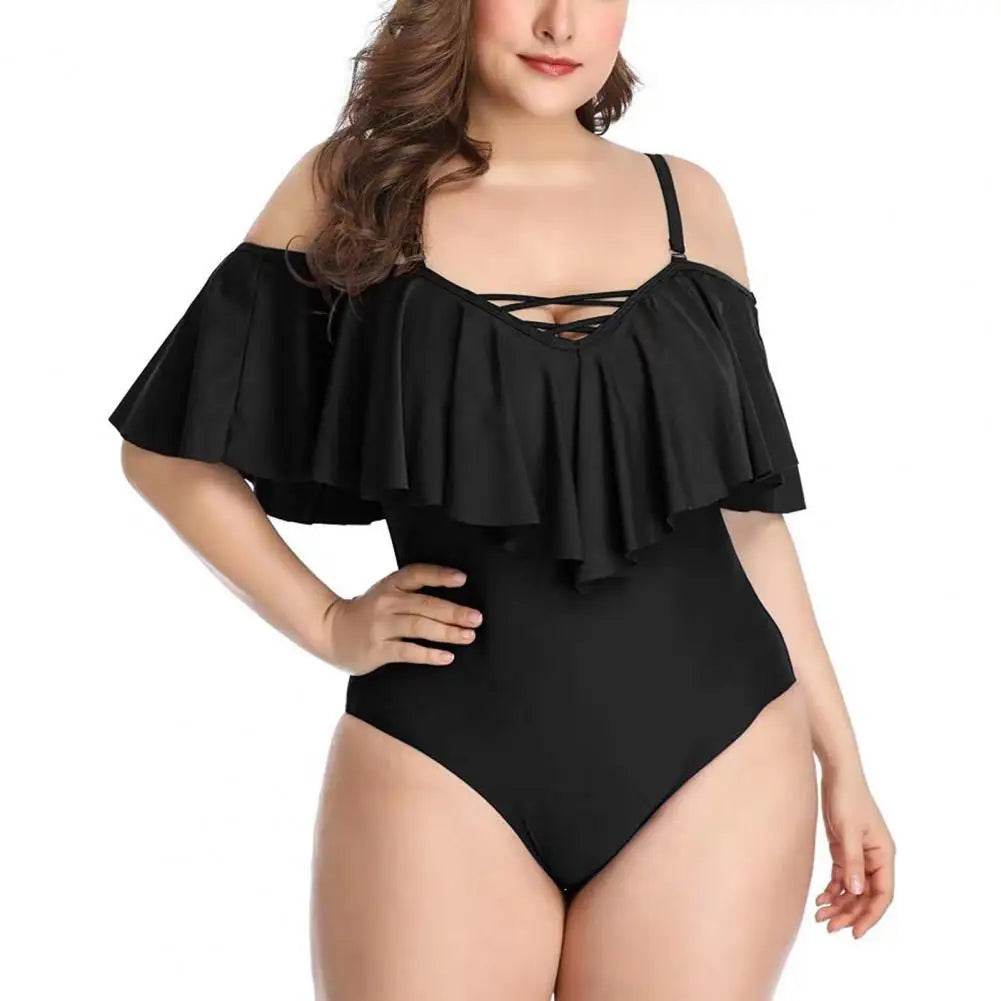 Buy Center High Waist Padded Monokini - Quick Drying Women Swimsuit - Buy Center UK